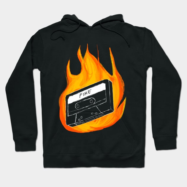 fire!!! Hoodie by nova